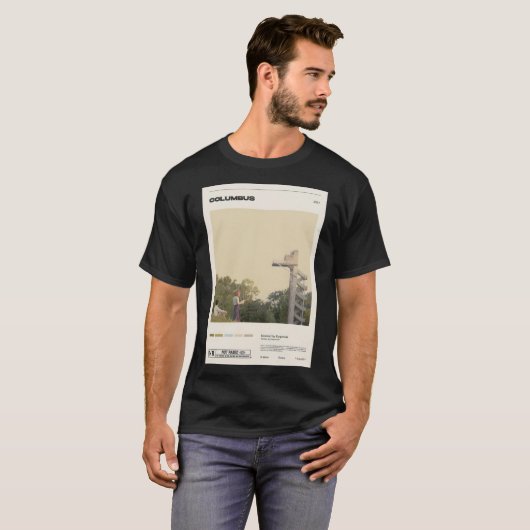 Columbus Movie Poster Classic T-Shirt (Voorkant volledig)