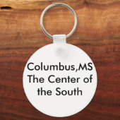 Columbus, MSTthe Center of the South Sleutelhanger (Voorkant)