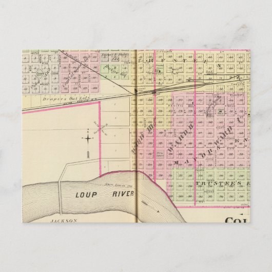 Columbus, Nebraska Briefkaart (Voorkant)