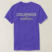 Columbus Nebraska T-shirt (Design voorkant)
