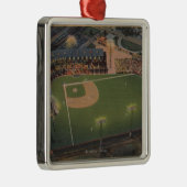 Columbus, OH - Aerial of Red Bird Baseball Metalen Ornament (Rechts)