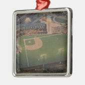 Columbus, OH - Aerial of Red Bird Baseball Metalen Ornament (Links)