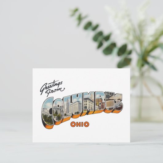 Columbus OH Briefkaart (Staand voorkant)