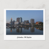 Columbus, Oh Skyline Briefkaart (Voorkant)
