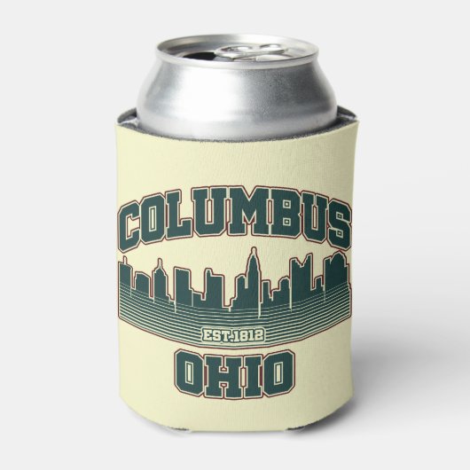 Columbus.Ohio Blikjeskoeler (Blikje Voorkant)