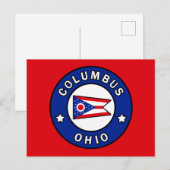 Columbus Ohio Briefkaart (Voorkant / Achterkant)