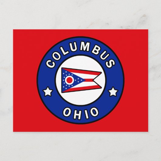 Columbus Ohio Briefkaart (Voorkant)