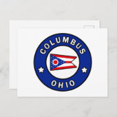 Columbus Ohio Briefkaart (Voorkant / Achterkant)