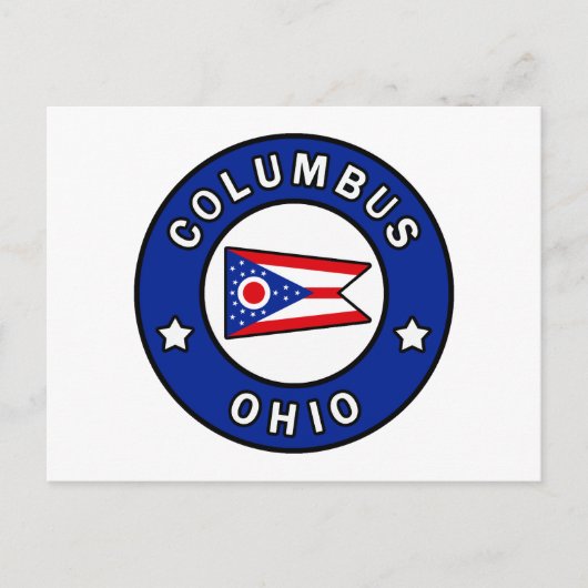 Columbus Ohio Briefkaart (Voorkant)