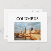 COLUMBUS ohio Briefkaart (Voorkant / Achterkant)