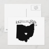 Columbus Ohio Briefkaart (Voorkant / Achterkant)