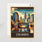 Columbus, Ohio |  Briefkaart (Voorkant / Achterkant)