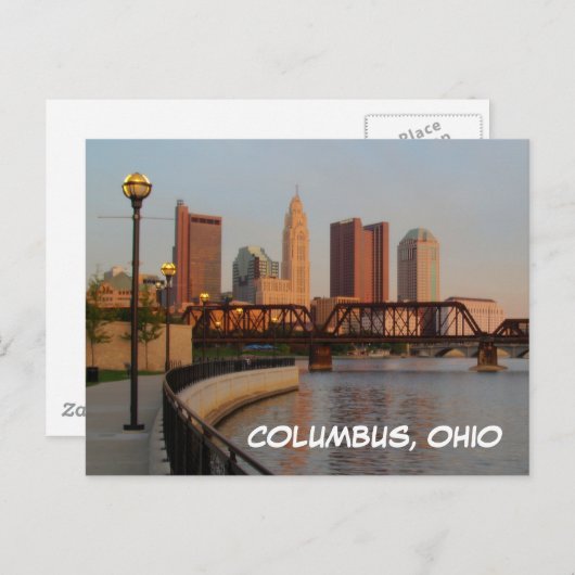 COLUMBUS, OHIO-briefkaart Briefkaart (Voorkant / Achterkant)