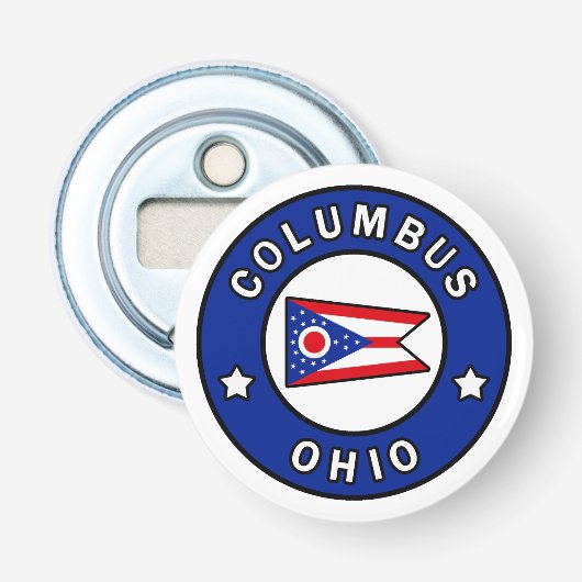Columbus Ohio Button Flesopener (Voorkant)