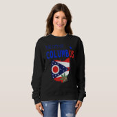 Columbus Ohio City Italiaanse Pride Trui (Voorkant volledig)