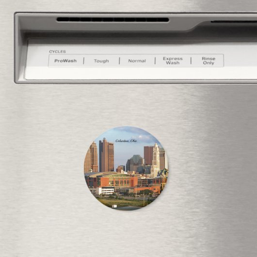 Columbus, Ohio cityscape, Magneet (Insitu (Vaatwasser))