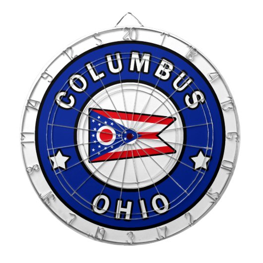Columbus Ohio Dartbord (Voorkant)