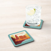 Columbus Ohio | De boogstad Bier Onderzetter (Rechterzijde)