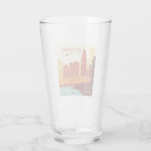 Columbus Ohio | De boogstad Glas (Achterkant)