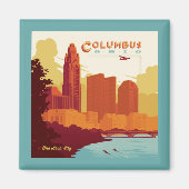 Columbus Ohio | De boogstad Magneet (Voorkant)