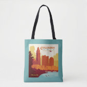 Columbus Ohio | De boogstad Tote Bag (Voorkant)