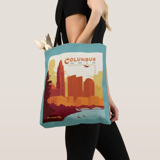 Columbus Ohio | De boogstad Tote Bag (Dichtbij)