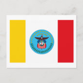 Columbus Ohio Flag Briefkaart (Voorkant)