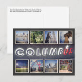 Columbus Ohio Foto Briefkaart (Voorkant / Achterkant)