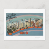 Columbus, Ohio - Grote letterscènes 2 Briefkaart (Voorkant)