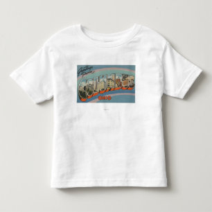 Columbus, Ohio - Grote letterscènes 2 Kinder Shirts