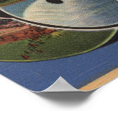 Columbus, Ohio - Grote letterscènes 3 Poster (Hoek)