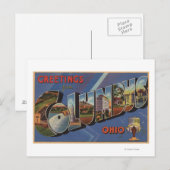 Columbus, Ohio - Grote letterscènes Briefkaart (Voorkant / Achterkant)