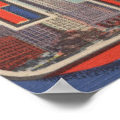 Columbus, Ohio - Grote letterscènes Poster (Hoek)