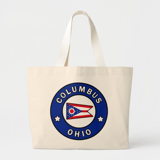 Columbus Ohio Grote Tote Bag (Voorkant)