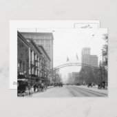 Columbus, Ohio - High Street 1910 Briefkaart (Voorkant / Achterkant)