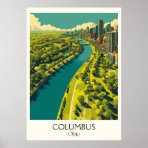 Columbus Ohio Hoofdstad Skyline Modern Urban