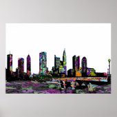 Columbus, Ohio in graffiti Poster (Voorkant)