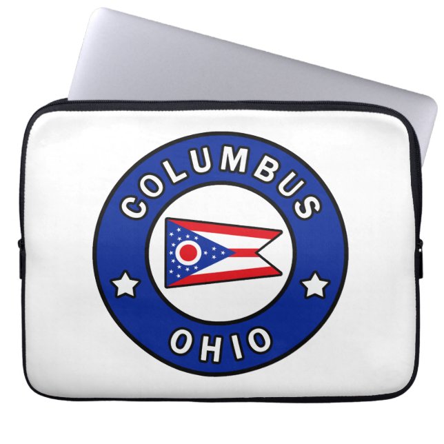 Columbus Ohio Laptop Sleeve (Voorkant)