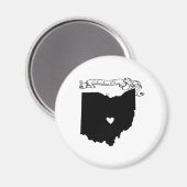 Columbus Ohio Magneet (Voorkant / Achterkant)