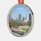 Columbus, Ohio Metalen Ornament (Links)