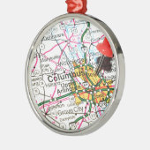 Columbus, Ohio Metalen Ornament (Links)