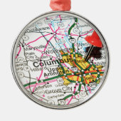 Columbus, Ohio Metalen Ornament (Voorkant)