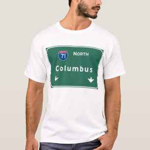 Columbus Ohio oh Interstate Highway Freeway Road : T-shirt