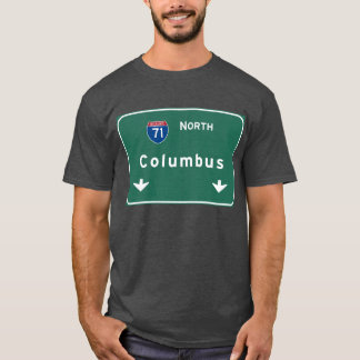 Columbus Ohio oh Interstate Highway Freeway Road : T-shirt