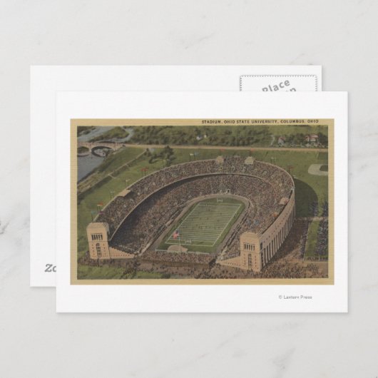 Columbus, Ohio - Ohio State University Briefkaart (Voorkant / Achterkant)