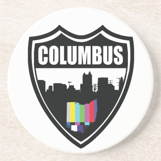 Columbus Ohio Onderzetter (Voorkant)
