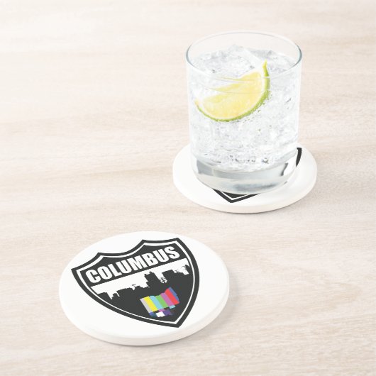 Columbus Ohio Onderzetter (Zijkant)