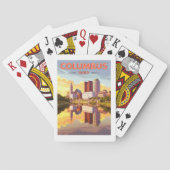  Columbus Ohio Pokerkaarten (Achterkant)