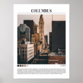 Columbus - Ohio Poster (Voorkant)
