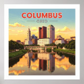 Columbus Ohio Poster (Voorkant)